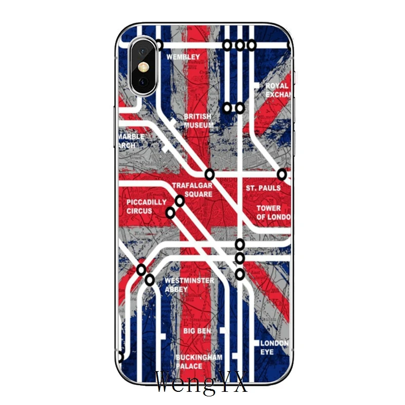 Для huawei mate 20 10 9 P30 P20 P10 P9 pro Lite P Smart plus прозрачный чехол Лондон подземная трубка карта Винтаж - Цвет: map-vintage-0-A-02