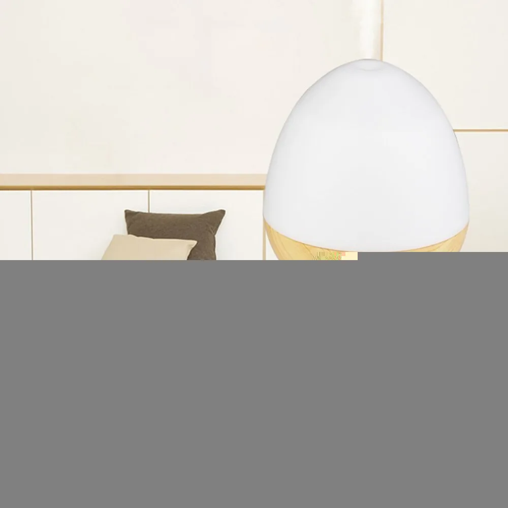 

Home Use Innovative Egg Shape USB Charge Ultrasonic Air Purifier Aroma Diffuser Mist Humidifier Multi-Color LED