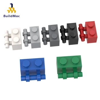 

BuildMOC 30236 1x2 brick with handle on one side ldd30236 Brick For Building Blocks Parts DIY Educational Tech Parts Toys