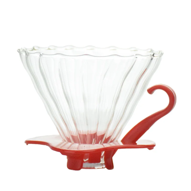 

BESTCoffee Pot Hand-Washed Glass Drip Pot Glass Filter Cup