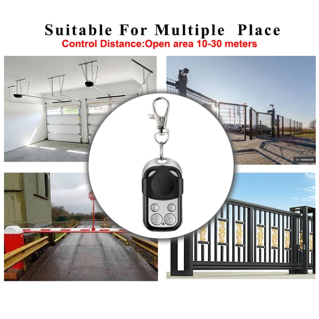 ROGER H80 TX22 E80 TX54R X52R Remote Control 433MHz Fixed Code ROGER Garage Opener Door Command Transmitter 6