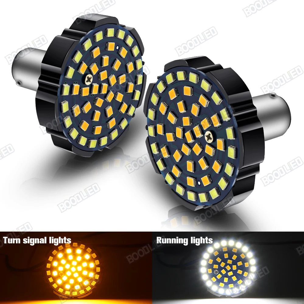 Gtinthebox 4PCS Amber/White Switchback Full LED Turn Signal/Driving Light Tail Kit For Harley Davidson Motorcycles |