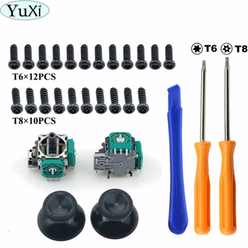 

YuXi For Xbox One Controller 3D Analog Joysticks Replacement with Screws Torx T8 T6 Screwdrivers Repair Tool For Xbox One Elite