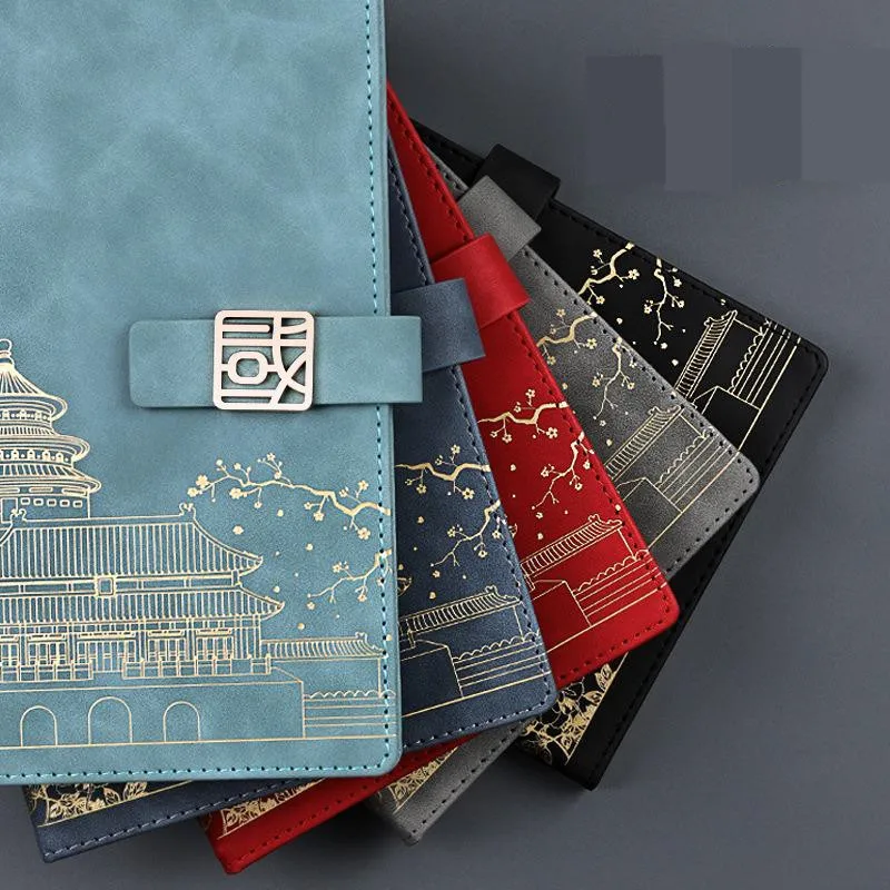 Quaderno appunti con goffratura di palazzo orientale rifinito oro/avorio ( A5 o B5) vari colori (anche confezione regalo) 51 H0249d3570f4646bba9b1f9a721eb578bw