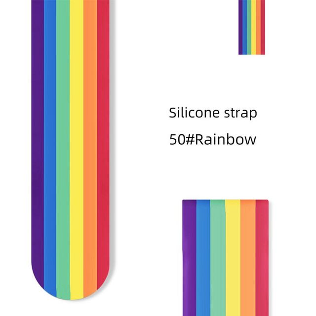 Sport Silicone WatchBand For Watch 6 5 SE 38mm 40mm 42mm 44mm Bracelet For W26 W46 W66 HW12 T500 Watch Strap Accessories