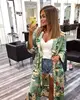 2020 Bohemian Printed Summer Beach Wear Clothes Long Kimono Cardigan Plus Size Cotton Tunic Women Tops and Blouse Shirts A147 4