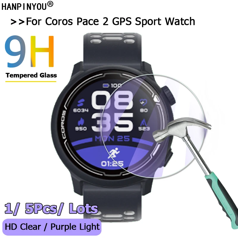 Dla Coros Pace / 2 Pace2 Premium GPS Sport Watch Ultra przejrzysty