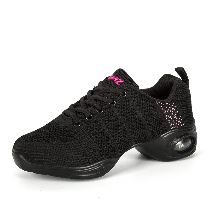 Новое поступление; Танцевальная обувь для латинских танцев; Новинка года; новейшие современные женские танцевальные туфли; джазовые дышащие спортивные сетчатые кроссовки