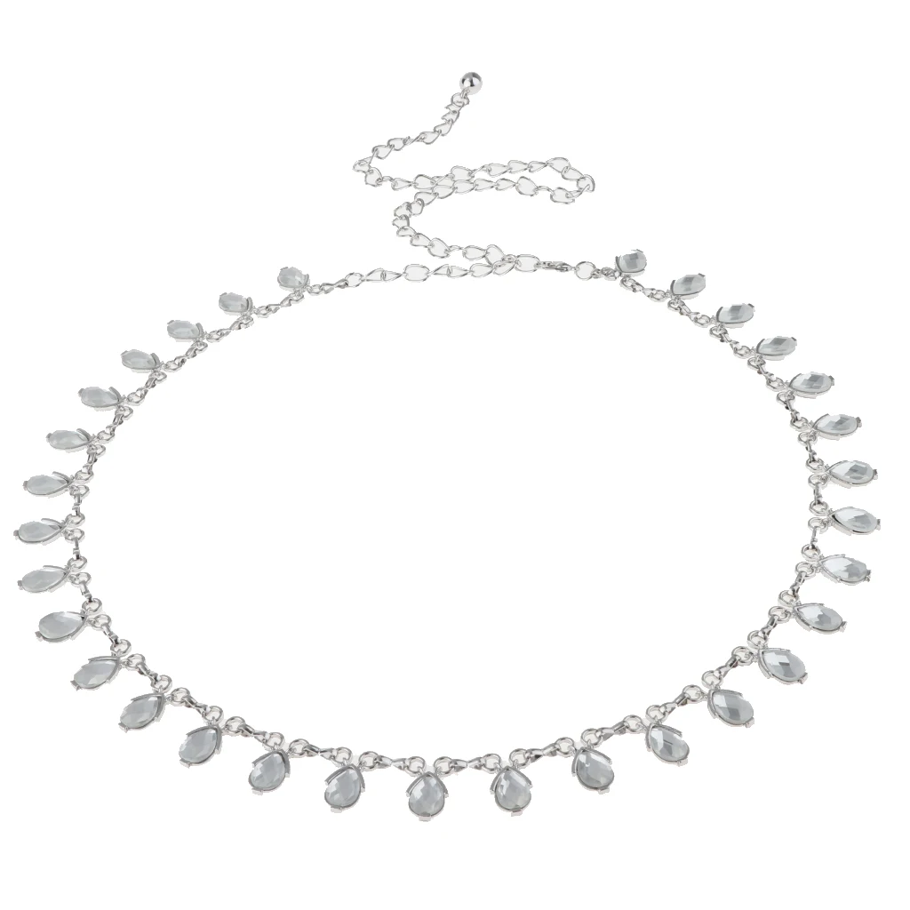 Fashion Women Belly Dance Waist Chain Belt Bridal Waistband Wedding Party