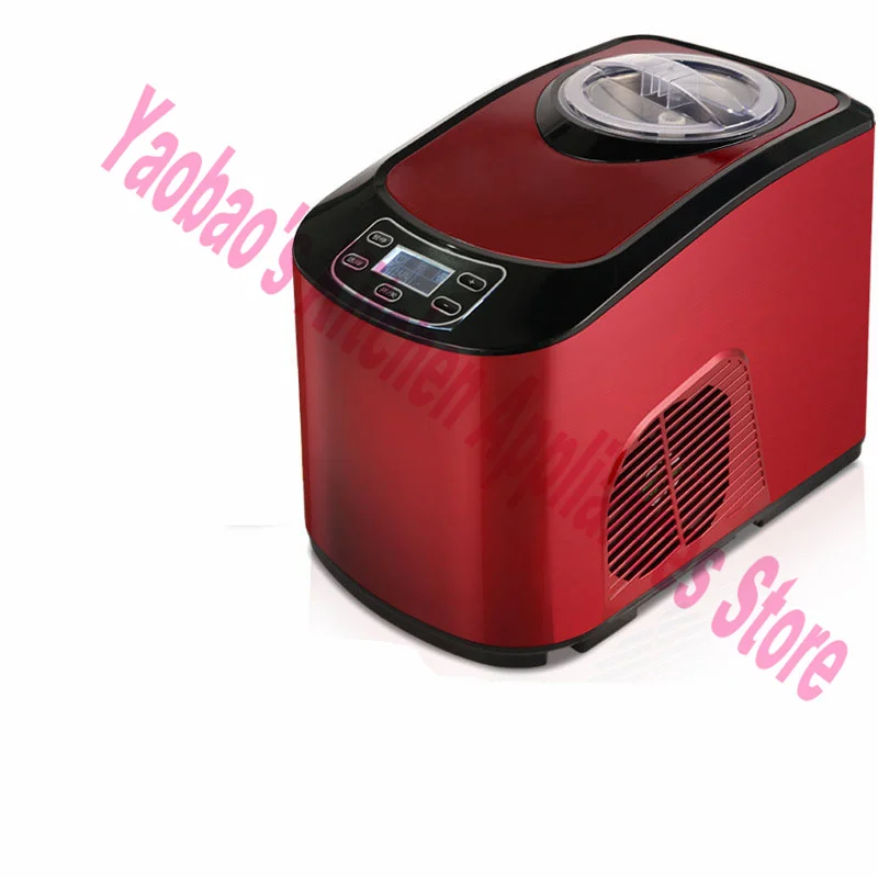 1.5L Soft Hard Italian Ice Cream Maker Machine Household Small Full Automatic Sorbet Fruit Dessert Yogurt Ice Cream Maker 140W 3