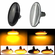 Indicador lateral dinámico LED, luz de señal de giro para Subaru Impreza Forester, secuencial, intermitente, 2008, 2009, 2010-2019