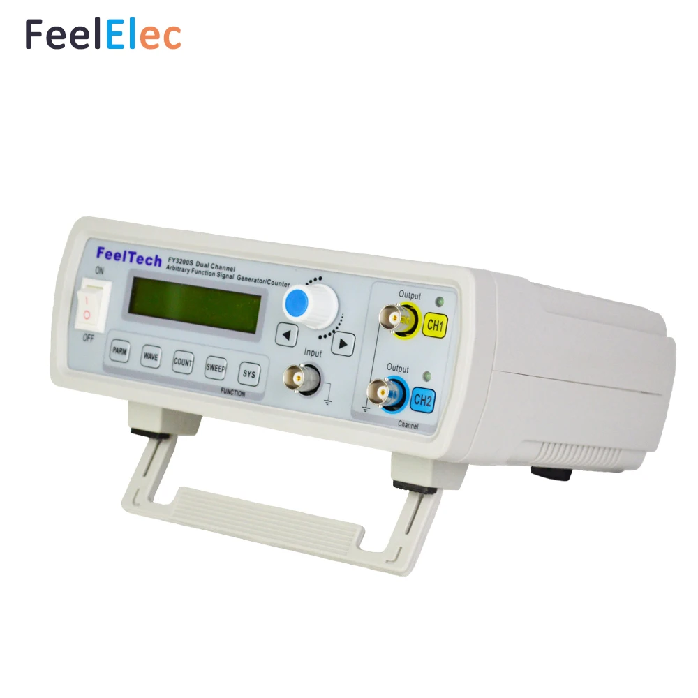 FeelElec FY3200S 24M генератор сигналов с цифровым управлением двухканальный функцией DDS