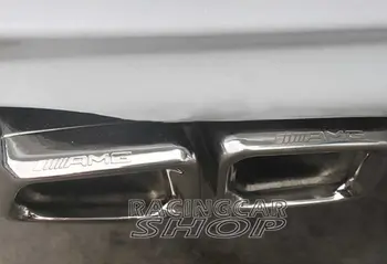 

AMG E63 STYLE EXHAUST TIPS DUAL TIP for MERCEDES BENZ W212 C207 E-CLASS E300 E350 E500 M108W