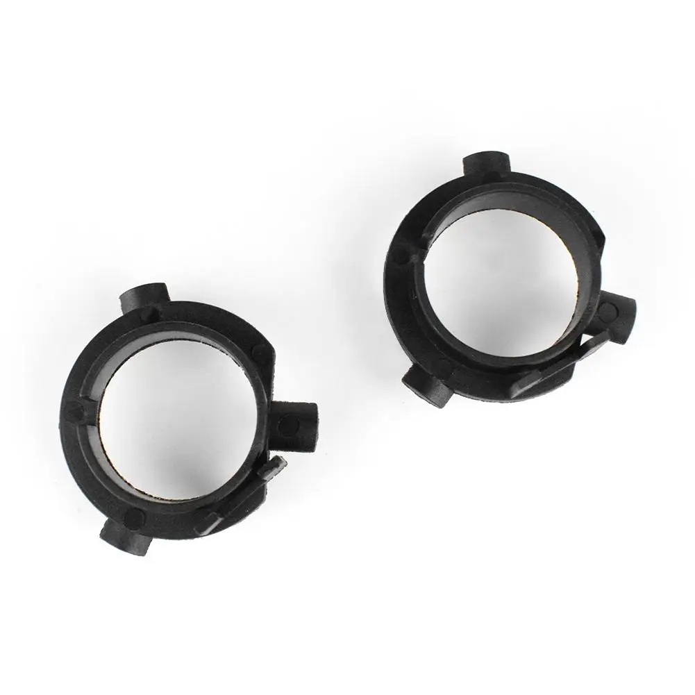 Headlight holder LED lamp bulb base Light holder Lamp holder Light bulb socket Socket connector plug adapter 1 Pair H7 LED Headlight Bulb Base Adapters Holders Retainers For Hyundai Nissan Kia