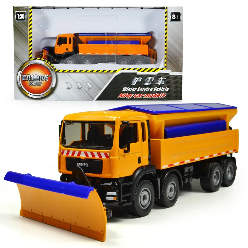 

Cadeve 1: 50 Fully Alloy Engineering Vehicle Series of Six-Wheeled Snow Clearer Model Collectibles