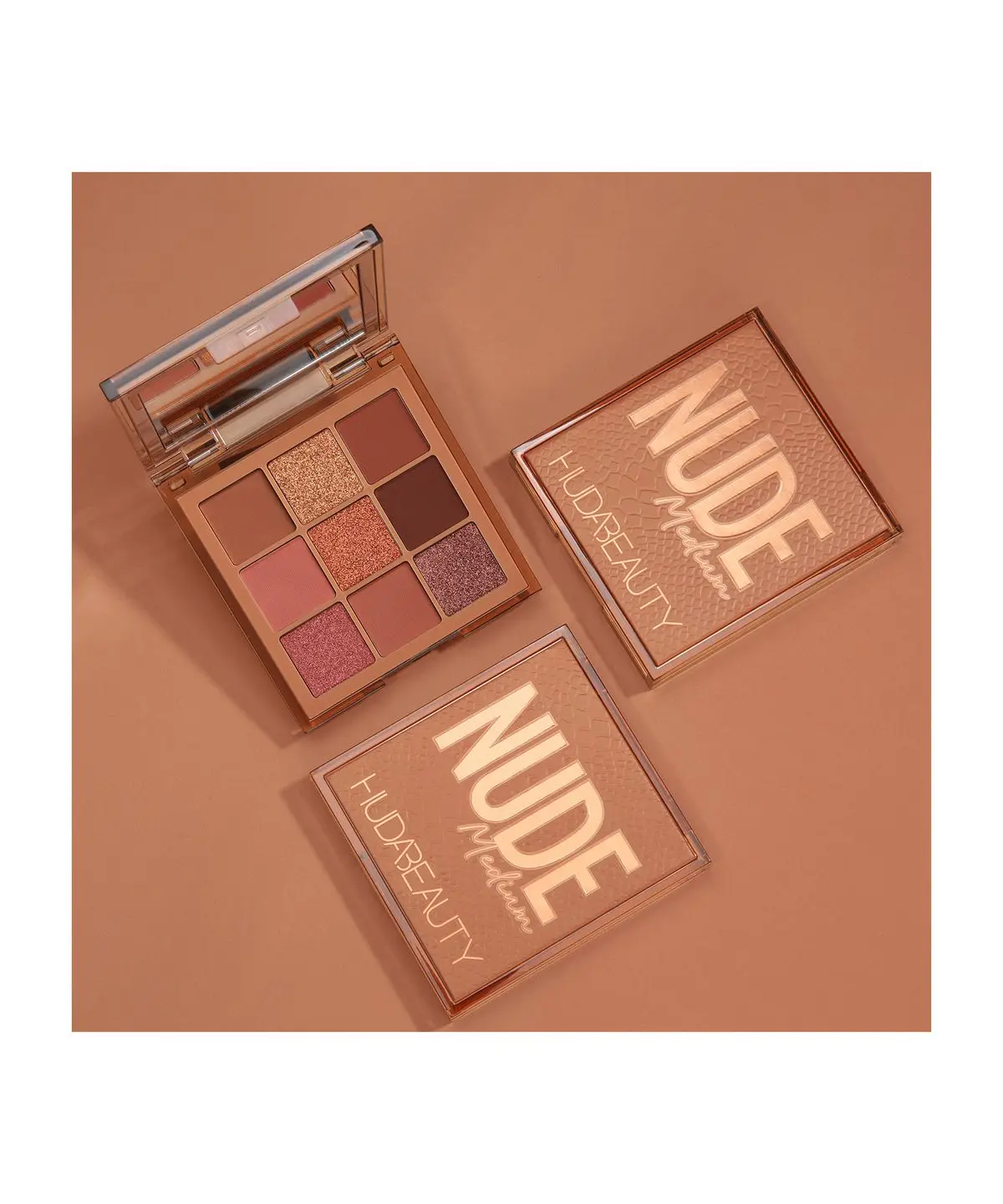 Huda beauty, средние, телесные, Obsessions, 9 цветов, тени для век, матовые, блестящие, тени для век, пудра, телесный хайлайтер, инструмент для макияжа, хайлайтер