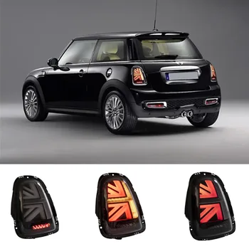 

Tuning New ABS Material Black Union Jack Style LED Tail Light Replacement part for mini cooper 09-13 R56 R57 R58 R59 2 Pcs Set