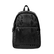 UIYI, мужской рюкзак, для мужчин, 14 дюймов, сумки для ноутбука, черная змея, дизайн, повседневная, противоугонная, водонепроницаемая сумка, рюкзаки, мужские, 160066