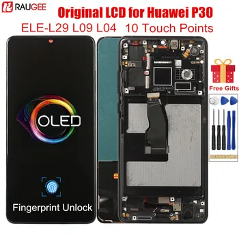 LCD Display for Huawei P30 Original OLED Lcd Support Fingerprint Unlock Screen Replacement for Huawei P30 P 30 ELE-L29 L09 L04