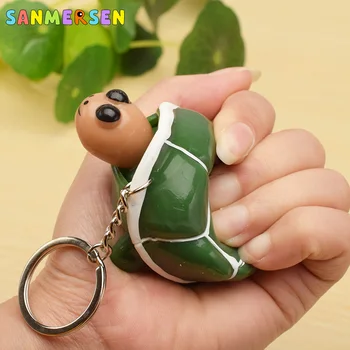 

1PC Squishy Toy Anti Stress Squeeze Toys Stress Relief Toys Funny Gadgets Tortoise Out of The Shell Key-chain Kids Adult Toys