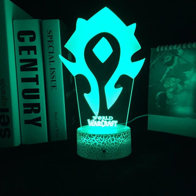  World of Warcraft Horde Night lights, Horde sign, WoW