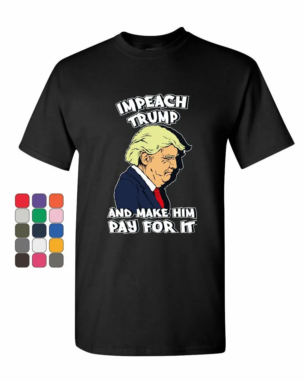 Импиач Трамп и сделать его платить за это футболка мужская | Мужская одежда