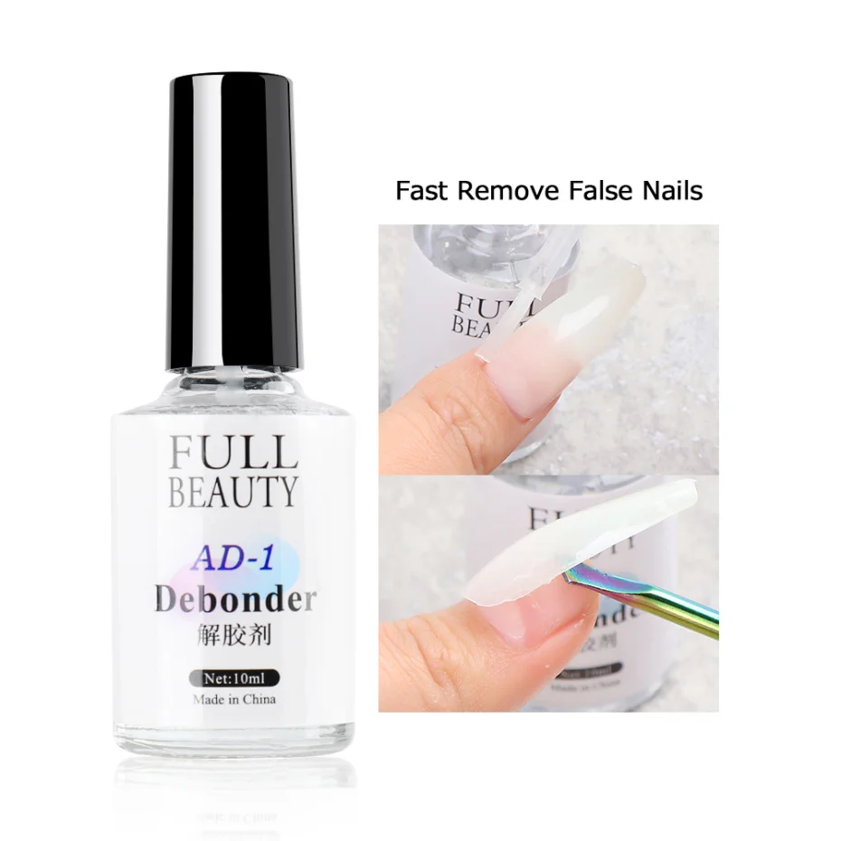 10ml Liquid Degreaser For Removing False Nails Gel Polish/Rhinestone Professional Dissolving