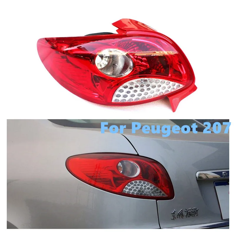 Задний светильник торможения сигнальные лампы для peugeot 207 Hatchback Sedan 2008 2009 2010 2011 2012 2013 стайлинга автомобилей Быстрая