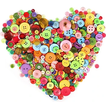 

500pcs/700pcs Mix size DIY Scrapbooking Round Plastic Buttons Children's Garment DIY Apparel Sewing Buttons Handmade crafts