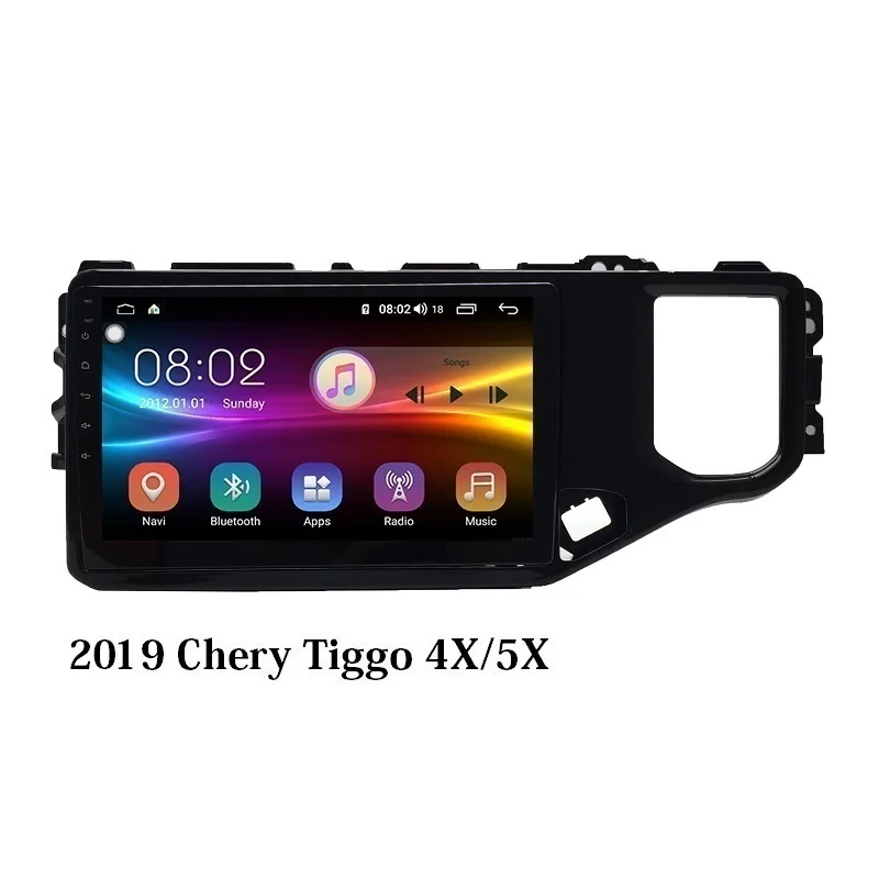 Excellent Tiggo 4X/5X Android 9.0 8-core IPS Screen radio carro autos car navigation system for 2017-2019 Chery Tiggo 4X/5X 1