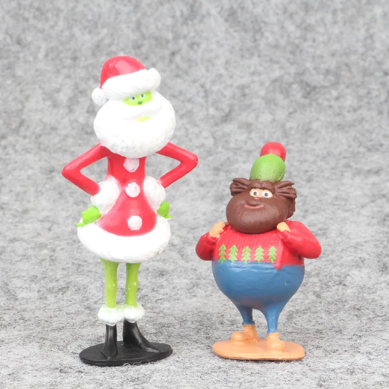 12 шт./компл. Рождественская экшн фигурка Grinch игрушки макс. собака мультфильм ПВХ