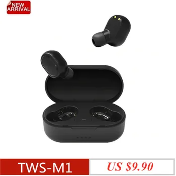 

M1 Bluetooth Headsets Wireless Earbuds 5.0 TWS Earphone for redmi xiaomi Noise Cancelling Mic for iPhone Xiaomi Huawei Samsung