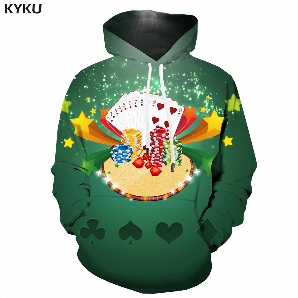 Sudadera con capucha 3d para hombre, ropa con estampado cartas de juego, colorida, informal, Hip Hop, Anime, manga larga, divertida, Invierno| Sudaderas con capucha y sudaderas| - AliExpress