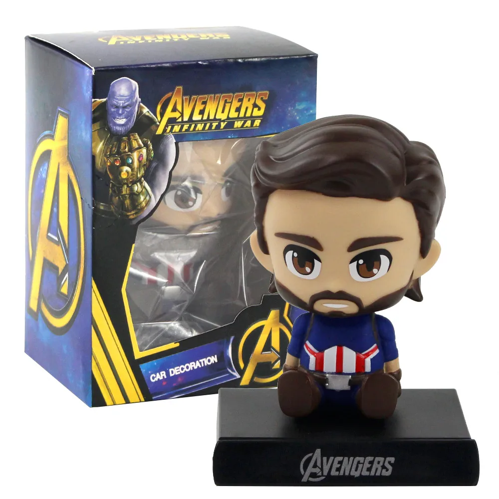 Bobble Köpfe Unendlichkeit Krieg Avengers Figuren Thanos Iron Man