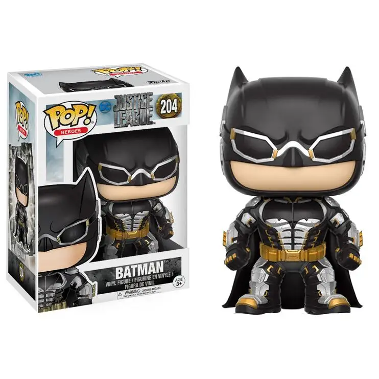 Funko Pop Justice League Бэтмен Супермен Dawn of Justice Виниловая фигурка куклы Коллекция Модель фигурка игрушки - Цвет: with box204