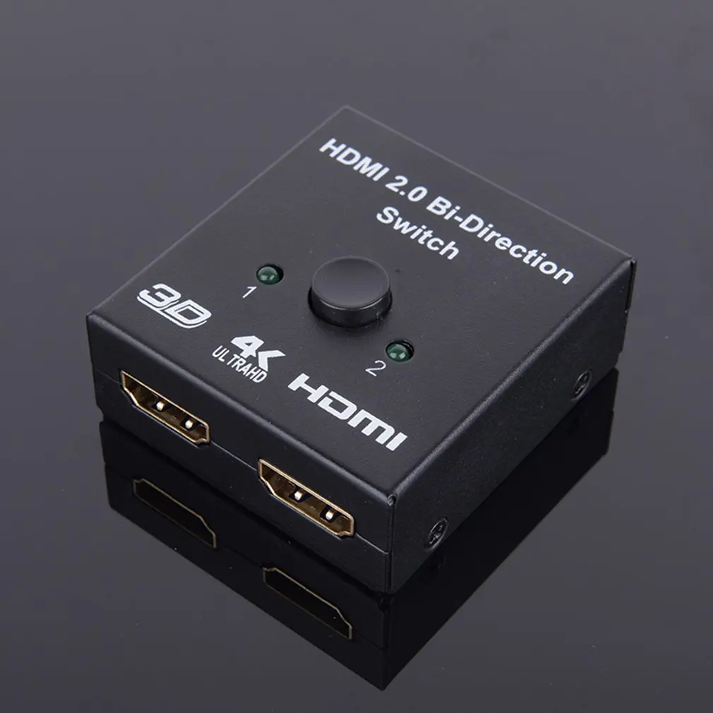 Hdmi 2 в 1 выход адаптер интеллектуальная двунаправленная поддержка 4 к Hdr Hdcp2.2 коммутатор компьютер внешние аксессуары