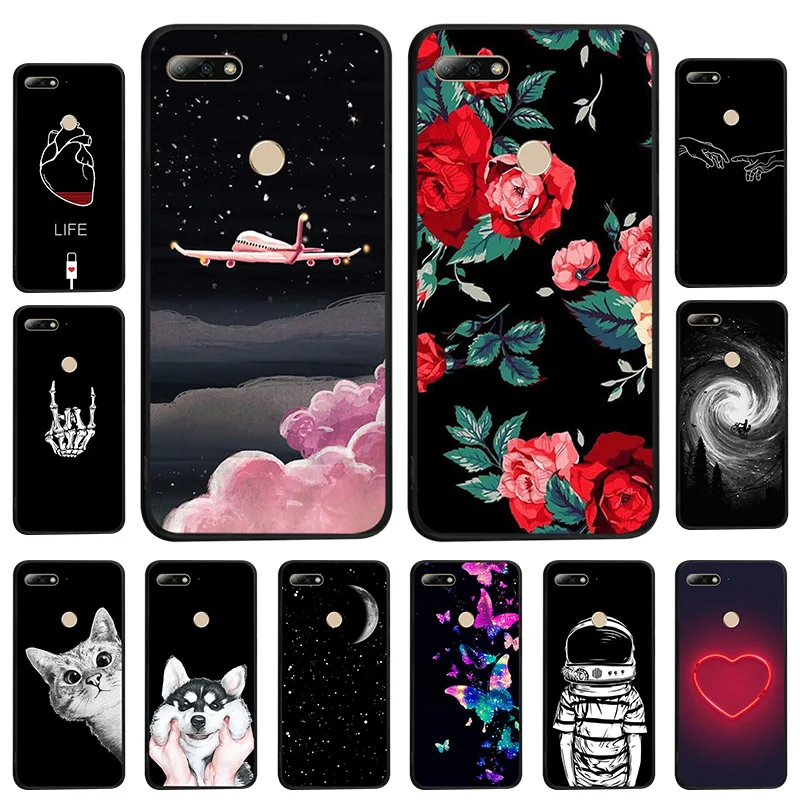 

Phone Case For Huawei P Smart 2019 Case Silicone Cover Huawei Mate 10 Lite 9 Pro 20 X Honor 9i 2017 Nova Plus 2S 3 3i 4 Cases