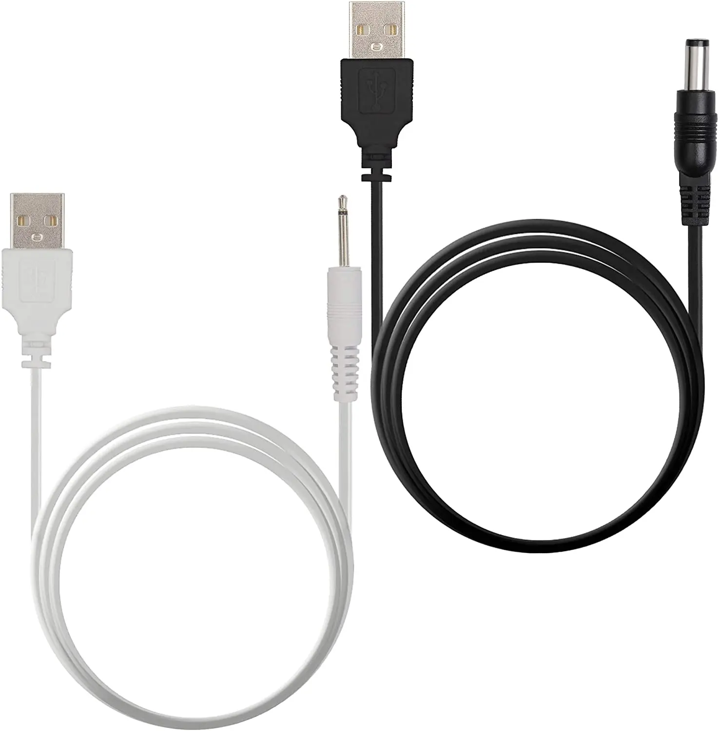 

Набор запасных зарядных кабелей постоянного тока | USB-шнуры для зарядного устройства-2,5 мм/5,5 мм-быстрая зарядка