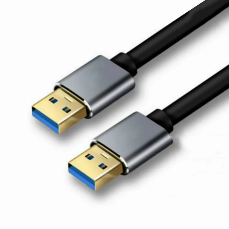metal 0.5m Larryjoe Usb к usb-кабелю тип a Мужской к usb-вилке 3,0 Быстрый удлинитель супер скорость HDDor радиатор жесткий диск Webcom ноутбук - Цвет: metal 0.5m