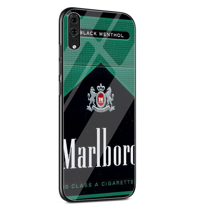 Стеклянный Чехол для мобильного телефона huawei P30 P20 P Smart P10 Y6 7A Y9 Honor 8X9 10 mate 20 Pro Lite чехол для сигарет - Цвет: G2