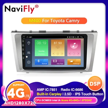

Car Multimedia Video Player Navigation gps for Toyota Camry 7 XV 40 2006-2011 Android 10.0 4G LTE DSP Carplay HD1080P IPS 2.5D