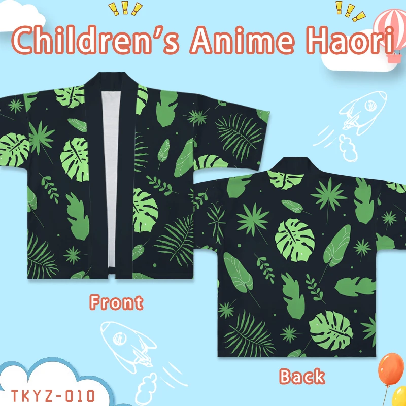 ELBCOS космический корабль Touken Ranbu Demon Slayer Doraemon Rabbite Totoro PikaQ Cat Crayon Shin-chan Детские аниме хаори халаты - Цвет: TKYZ-010