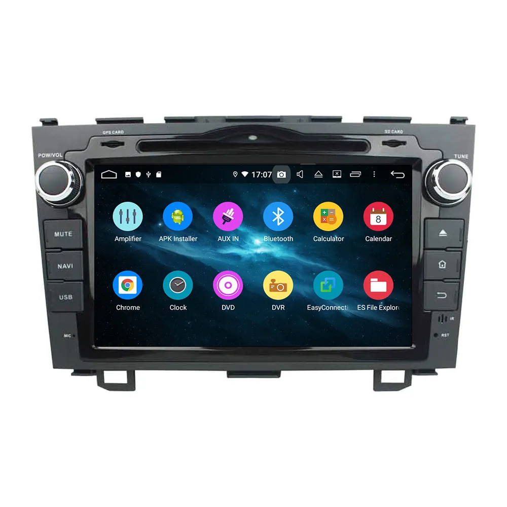 " 4+ 64G Android 9 DSP ips автомобильный dvd-плеер gps навигация для HONDA CRV 2006-2011 магнитофон головное устройство мультимедийный плеер
