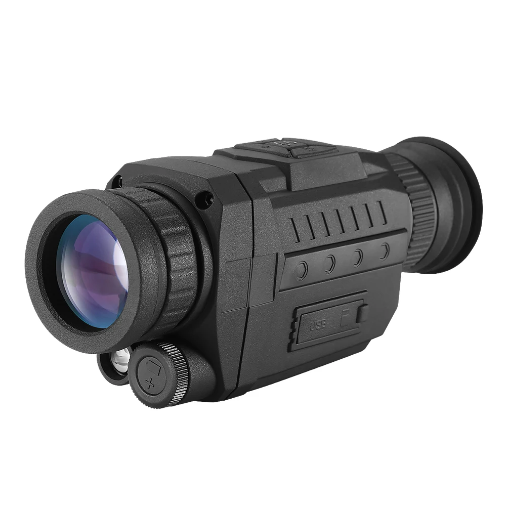 BOBLOV HD Digital Night Vision Monocular 5x40 Infrared IR Vison Camera 720P Video/Playback 8G Hunting and Scouting Game | Безопасность и