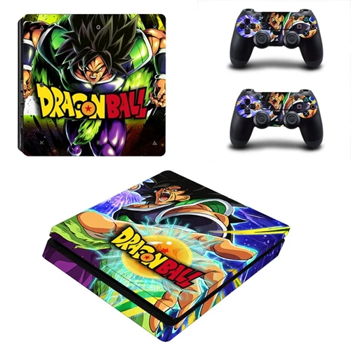 NO.14 HOMEREALLY Ps4 тонкая кожа Dragon Ball сын Goku vegeta Классическая наклейка для sony Playstation 4 тонкая консоль и контроллер - Цвет: NO.14