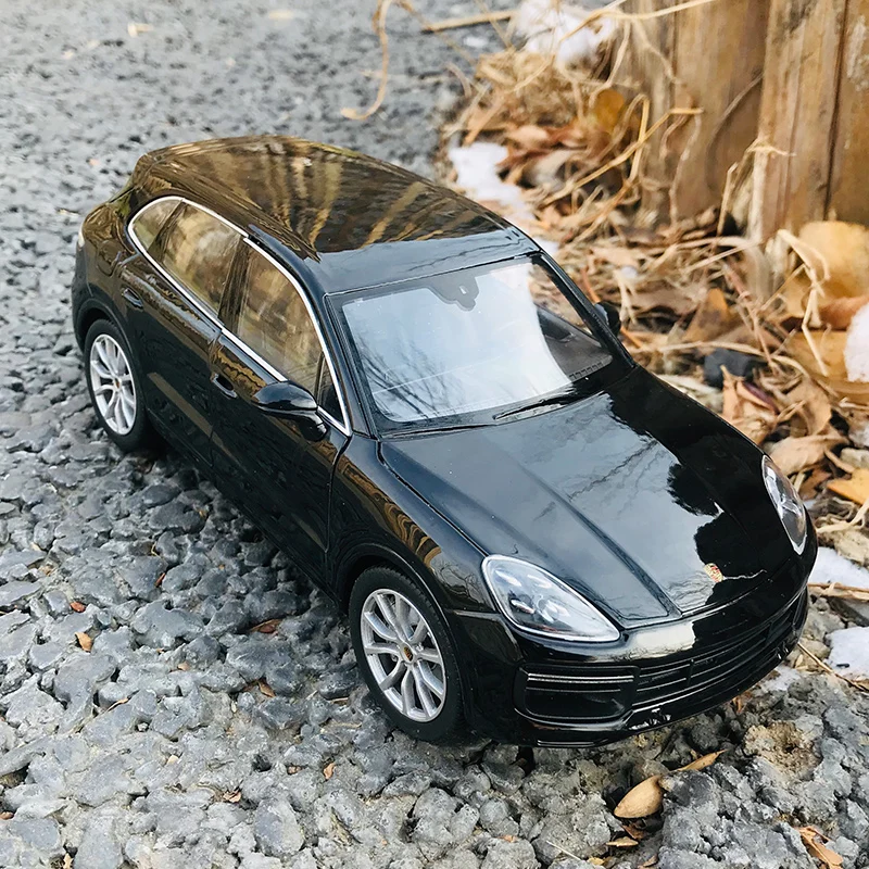 Welly 1:24 Porsche Cayenne черный автомобиль сплав модель автомобиля моделирование автомобиля украшение коллекция подарок игрушка Литье модель игрушка для мальчиков