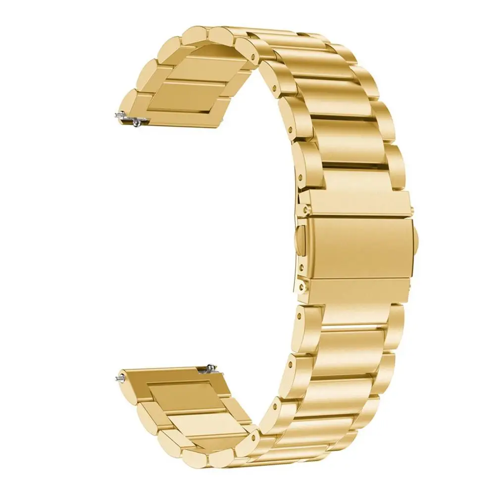 gold Для часов huawei Gt, ремешок для часов, ремешок для часов, сменный ремешок из нержавеющей стали, ремешок для наручных часов - Цвет: gold