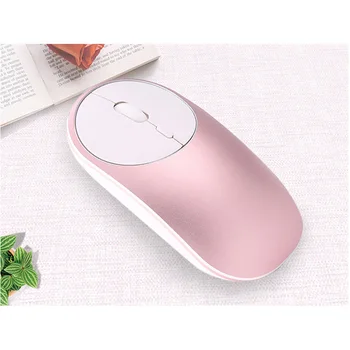

Aluminium Alloy Rechargeable Wireless Mouse 2.4G Mute Silent Mouse