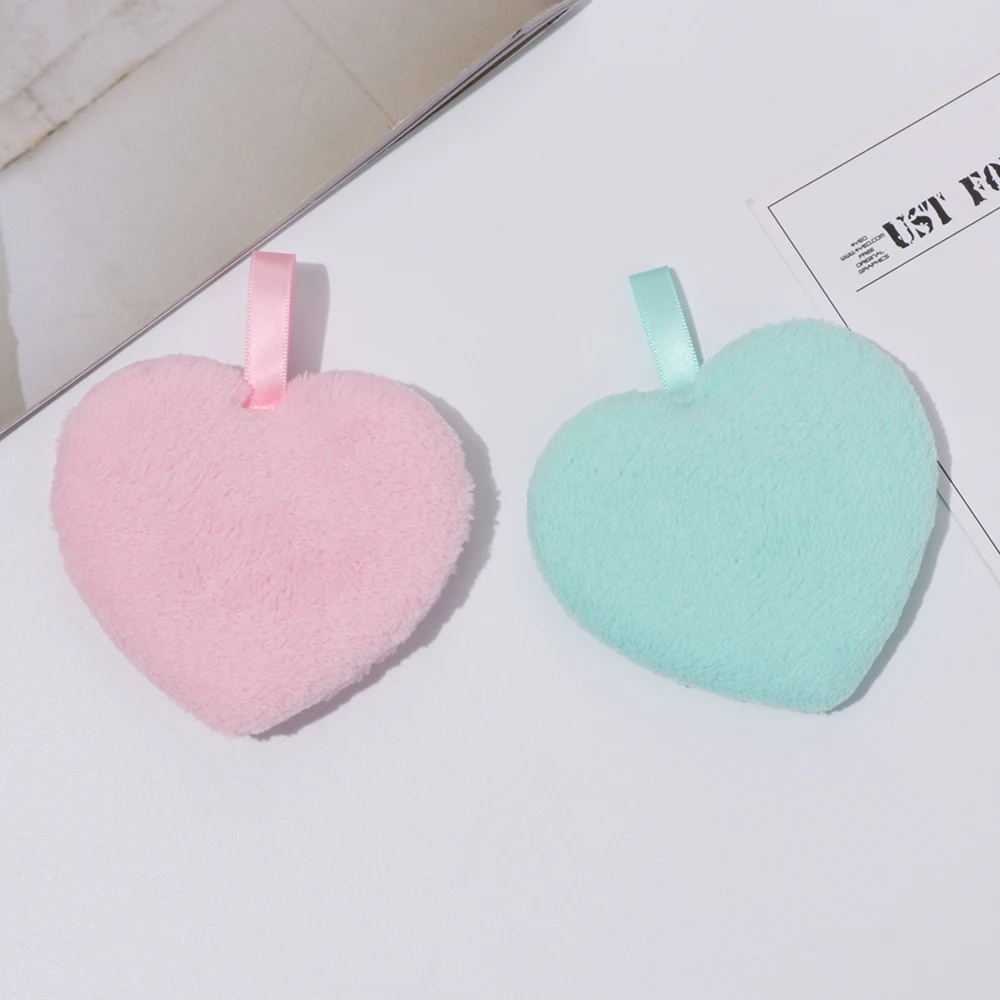 Hot Sale 1PC Reusable Soft Microfiber Makeup Remover Towel Face Cleaner Plush Puff Cleansing Pads Foundation Skin Care Tools