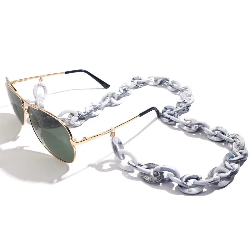 Flatfoosie New Summer Style Glasses Chain Women Fashion Creative Acrylic Eyeglass  Chains Leopard Reading Adjustable Lanyards - AliExpress